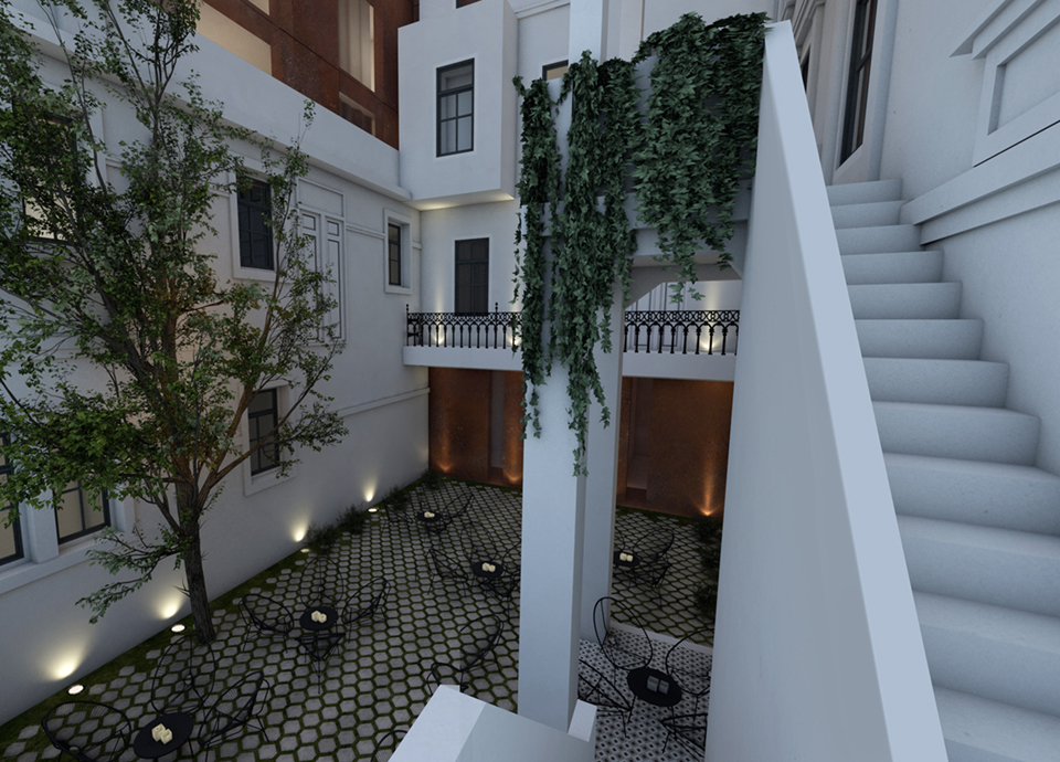 Τα σχέδια για το νέο πολυτελές ξενοδοχείο της Μπλε Κέδρος στην περιοχή του Μακρυγιάννη - Πηγή: ASPA Design