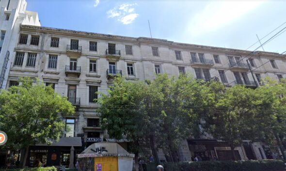 Το Μέγαρο Σλήμαν, ιδιοκτησίας ΕΦΚΑ, στην Πανεπιστημίου