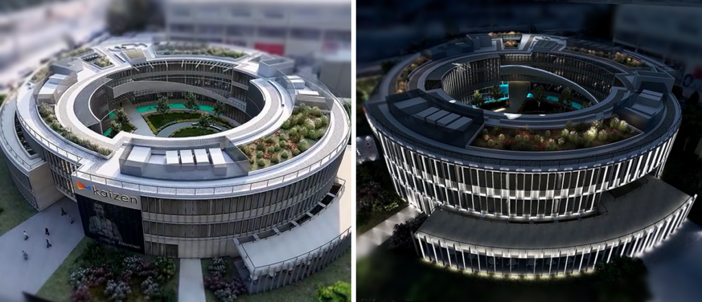 Τα σχέδια για το νέο σύγχρονο κτίριο γραφείων Kaizen Campus στο Μαρούσι - Πηγή: Kaizen