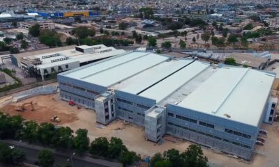 Το νέο υπό κατασκευή κέντρο διαλογής δεμάτων (logistics hub) της ACS στην Π. Ράλλη - Πηγή: ACS