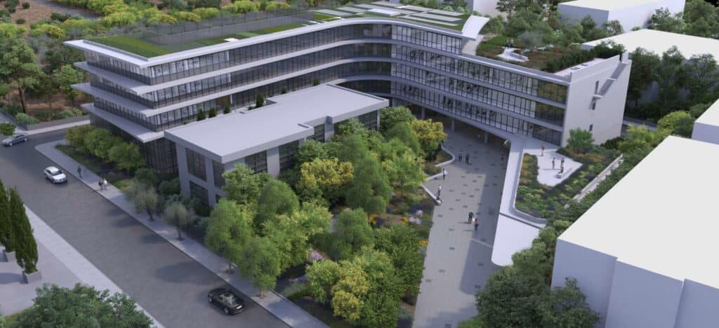 Το νέο βιοκλιματικό κτίριο γραφείων The Element, της Prodea στο Μαρούσι - Πηγή: Prodea Investments / SPARCH / 3D by cad monkeys