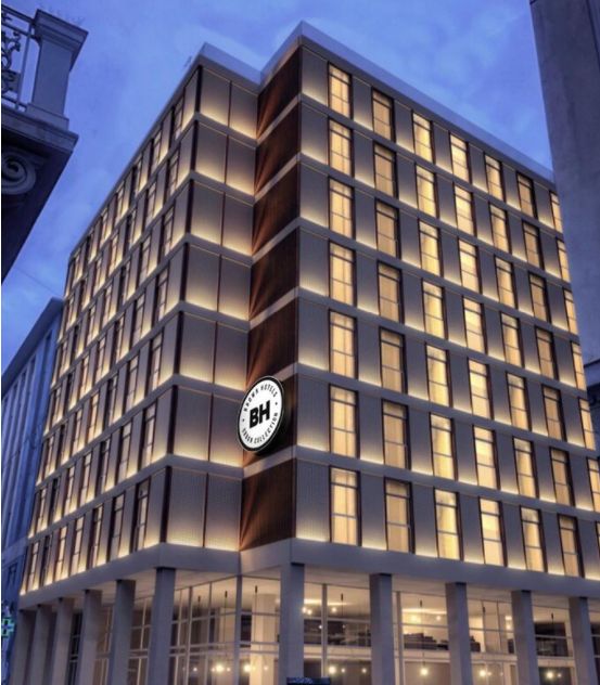 Το νέο ξενοδοχείο της Brown Hotels στην οδό Λυκούργου στημ Ομόνοια - Πηγή: WH Europe / Elastic Architects