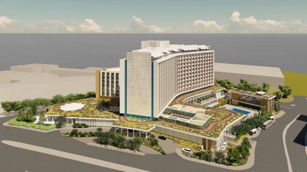 Το νέο Hilton στην Αθήνα όπως θα γίνει το 2024 - Πηγή: Ιονική Ξενοδοχειακαί Επιχειρήσεις Α.Ε.