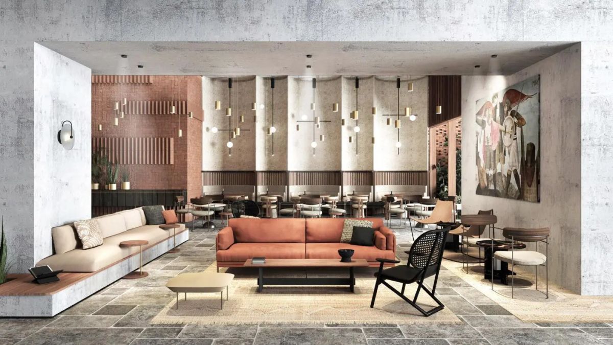 To νέο ξενοδοχείο 5 αστέρων Monasty Thessaloniki - Πηγή: Del Blu Architects / SWOT Hospitality