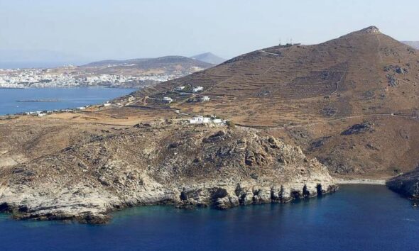 Η έκταση της ΕΚΤΕΡ στις Κολυμπήθρες Νάουσας Πάρου - Φωτό: ΣΜΠΕ / ΕΠΣ / ΥΠΕΝ