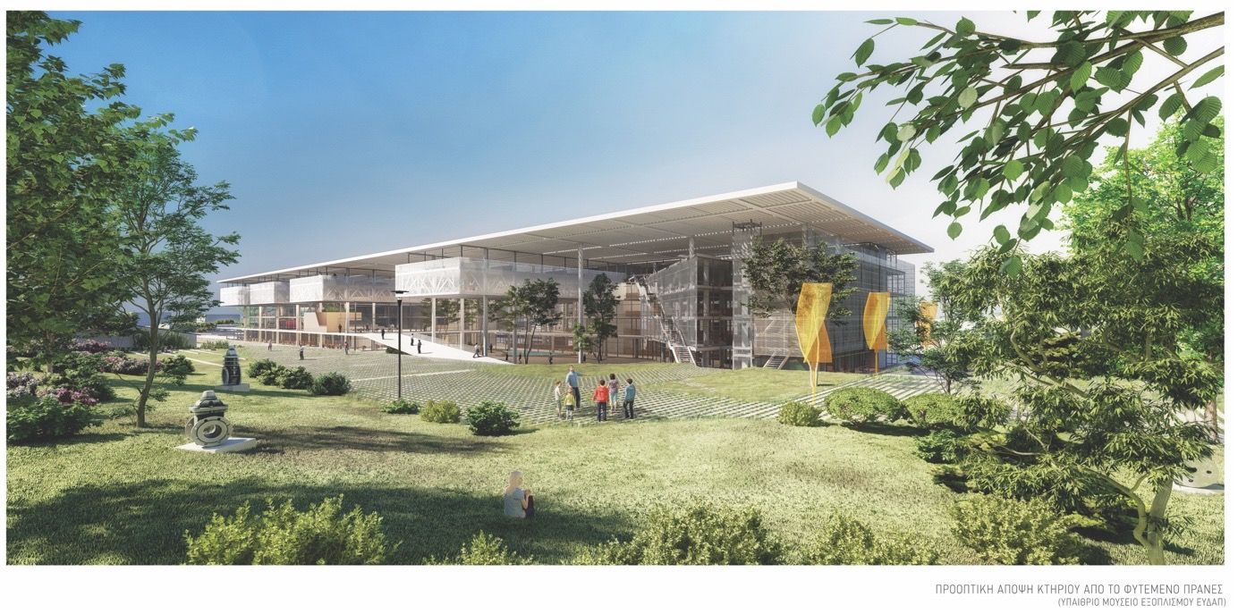 Η νικητήρια πρόταση για τα νέα βιοκλιματικά κτίρια γραφείων της ΕΥΔΑΠ στο Γαλάτσι - Πηγή: ΕΥΔΑΠ