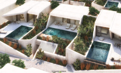 Το νέο πολυτελές Nous Santorini της YES Hotels - Φωτό: ABAS Integrated System