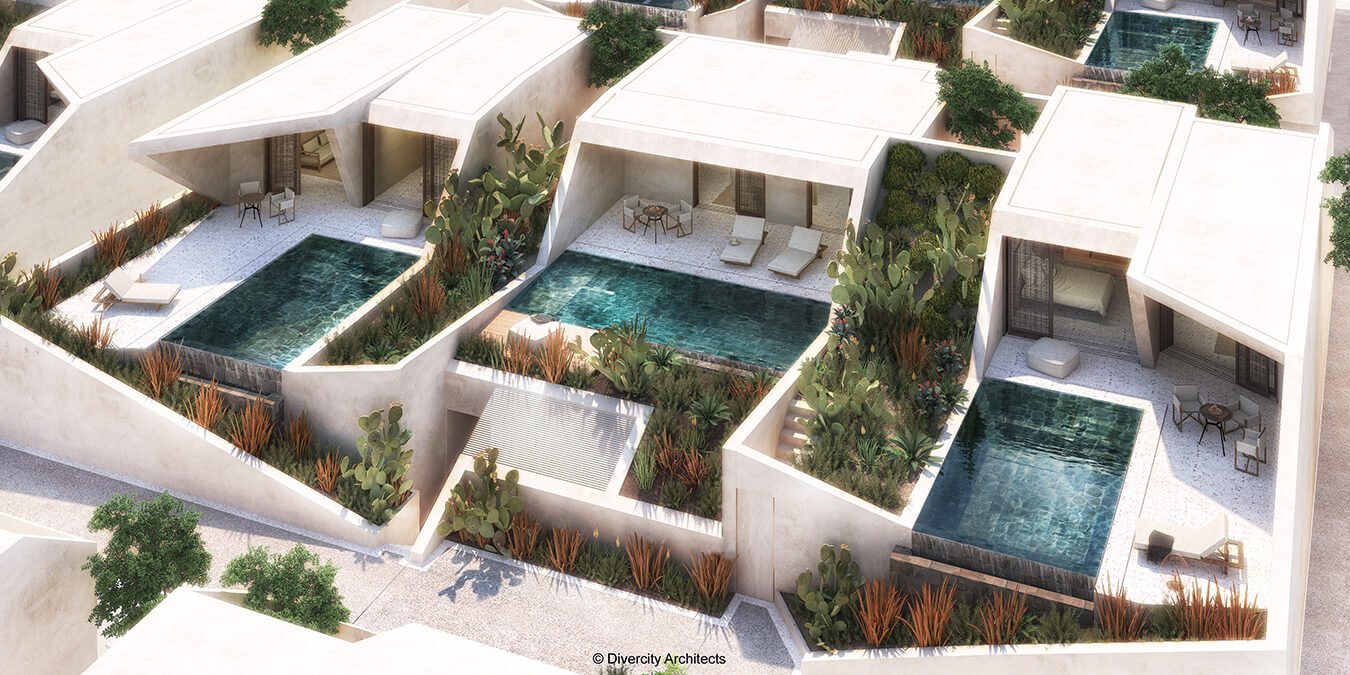 Το νέο πολυτελές Nous Santorini της YES Hotels - Φωτό: ABAS Integrated System