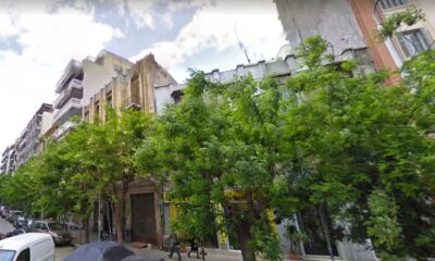 Το διατηρητέο στην Τάσκου Παπαγεωργίου 2, στη Θεσσαλονίκη, που θα γίνει ξενοδοχείο - Φωτό: Google Maps