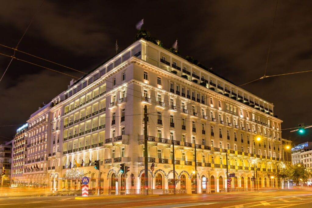 Grande Bretagne Hotel Athens - Design by Canva Pro