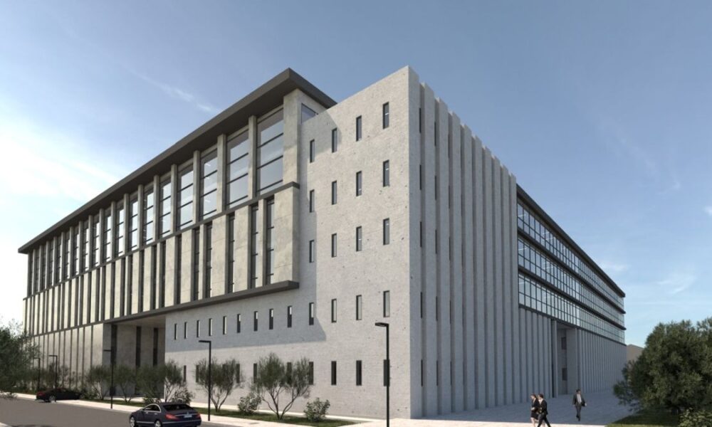 Το νέο Δικαστικό Μέγαρο Πειραιά όταν ολοκληρωθεί - Πηγή: Dimand Real Estate