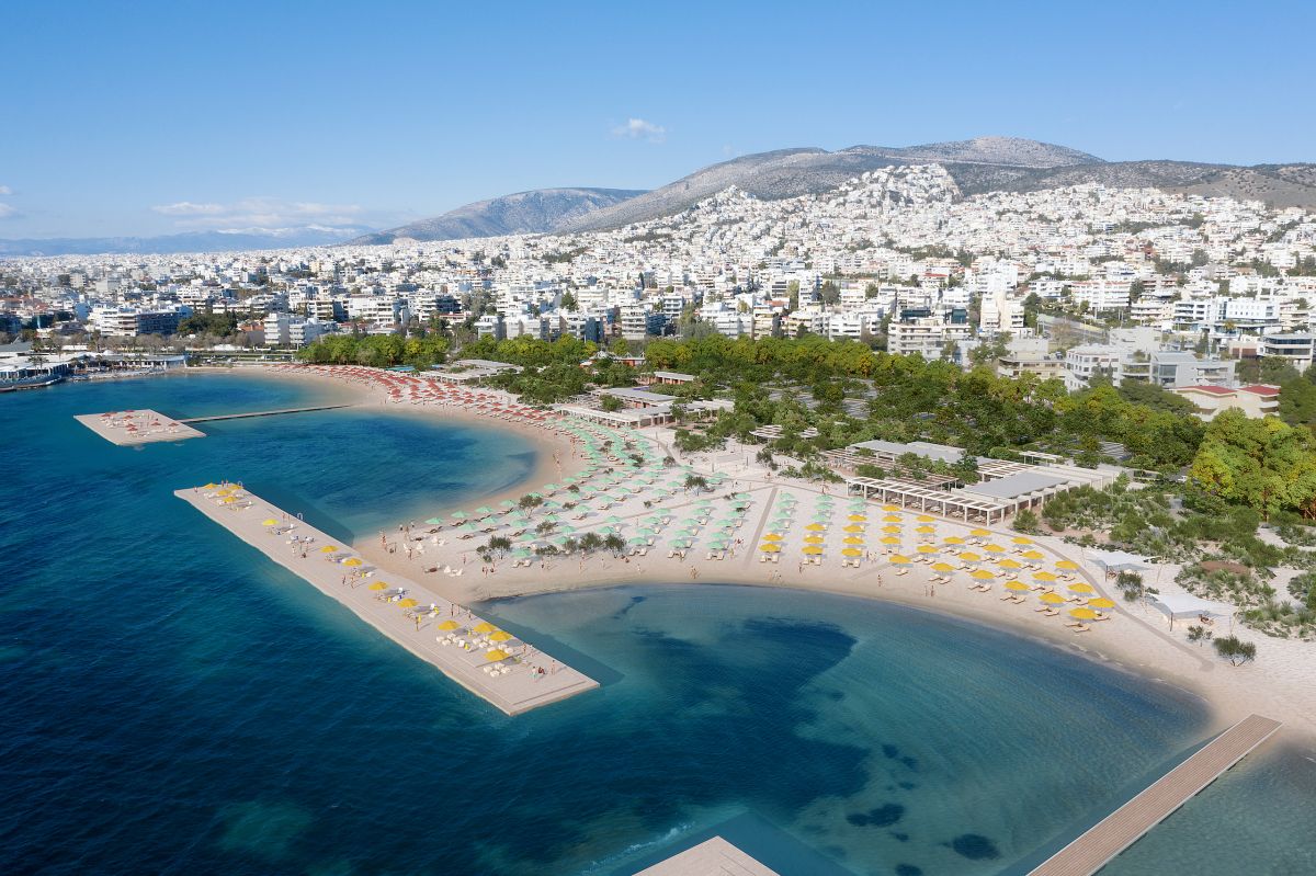 Η επένδυση στην Β' Ακτή Βούλας - Πηγή: Athens Beach Club / PILA Studio