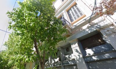 Το ιστορικό κτίριο της εφημερίδας ΕΣΤΙΑ στην οδό Άνθιμου Γαζή 7 στο κέντρο της Αθήνας - Πηγή: Google Maps