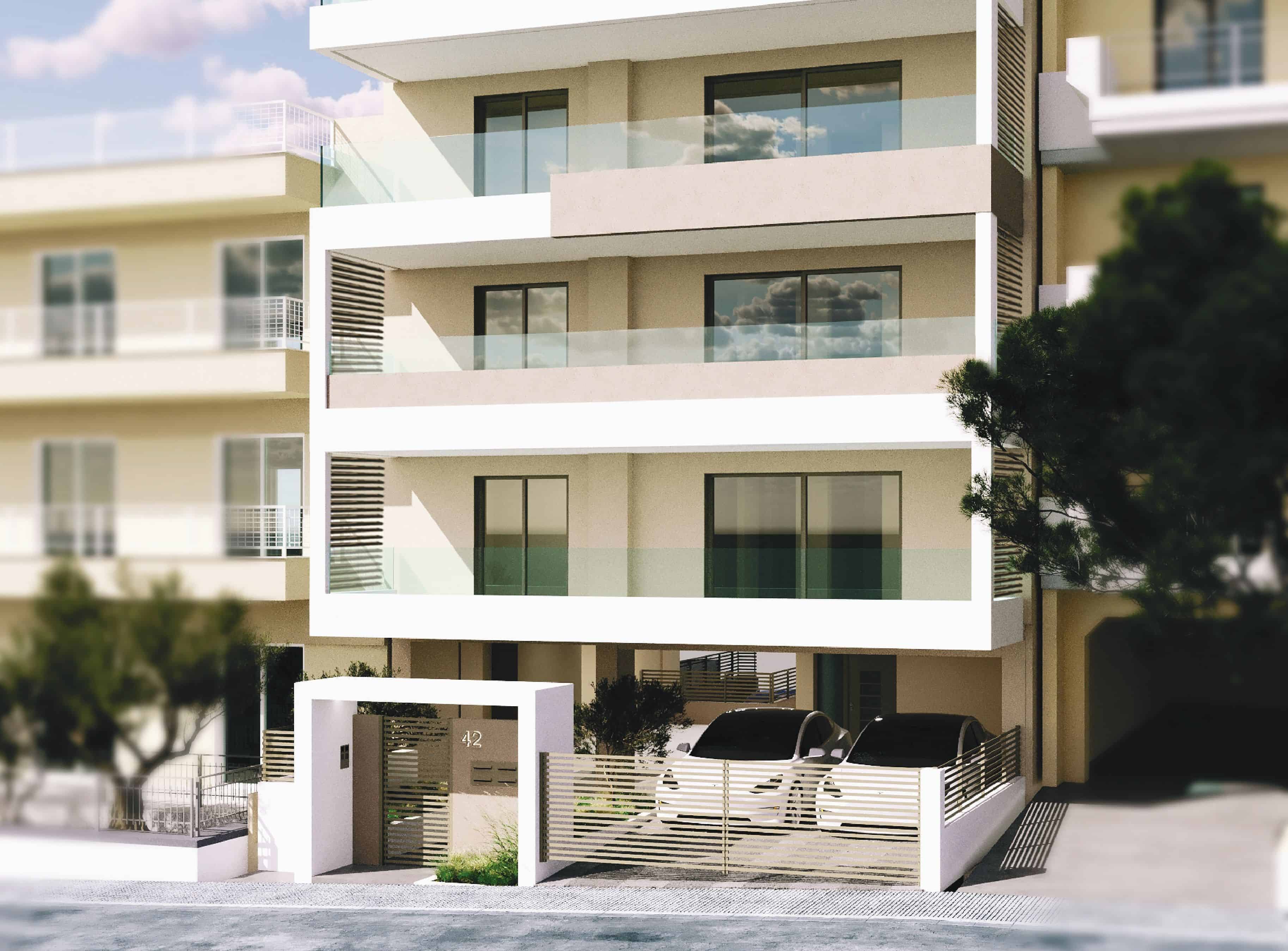 Το οικιστικό έργο της Vitael στην οδό Ιάσονος στη Νέα Σμύρνη - Πηγή: Vitael