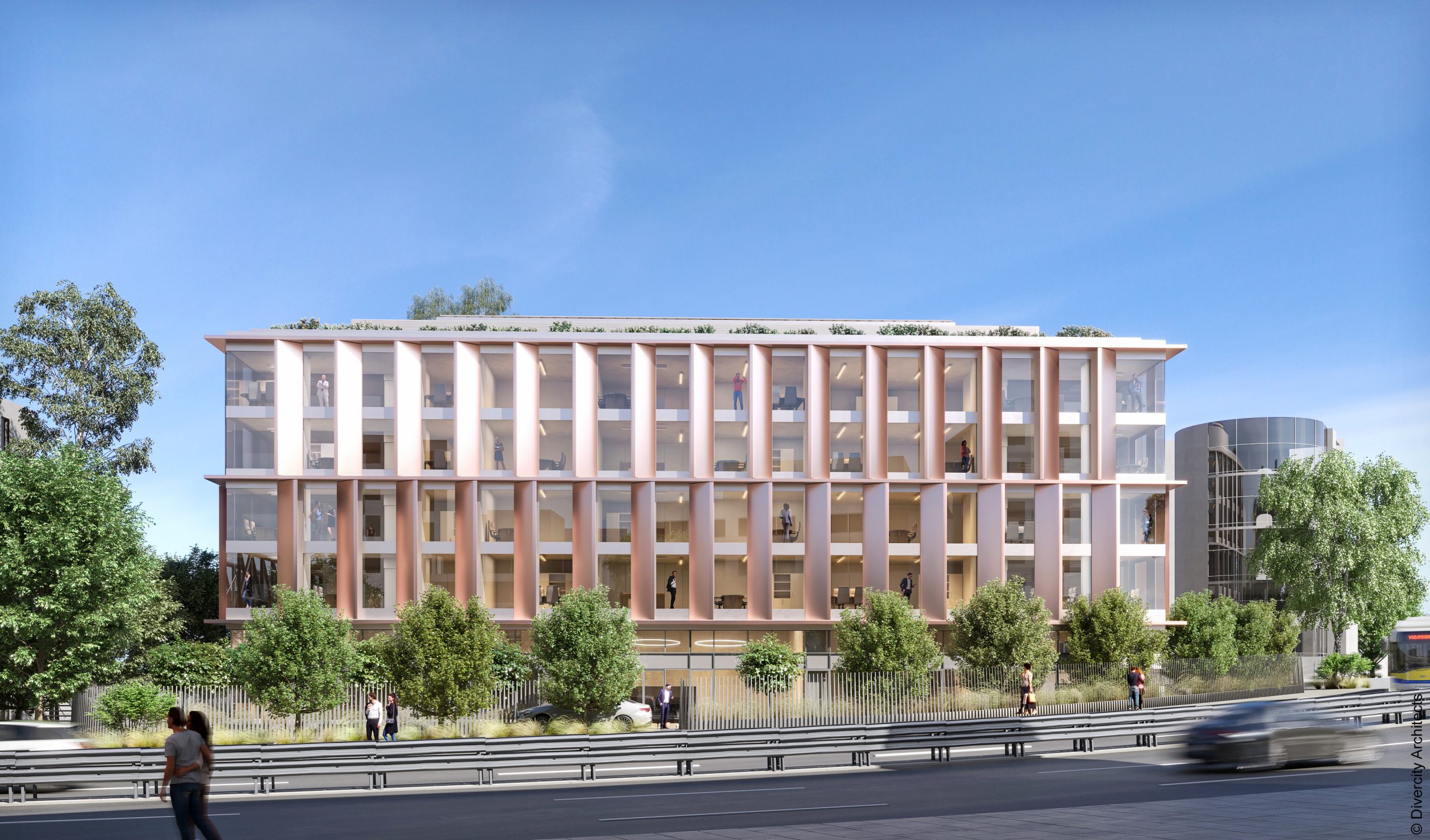 Το νέο "πράσινο" κτίριο γραφείων στη Λεωφόρο Κηφισίας 199 στο Μαρούσι - Πηγή: Noval Property