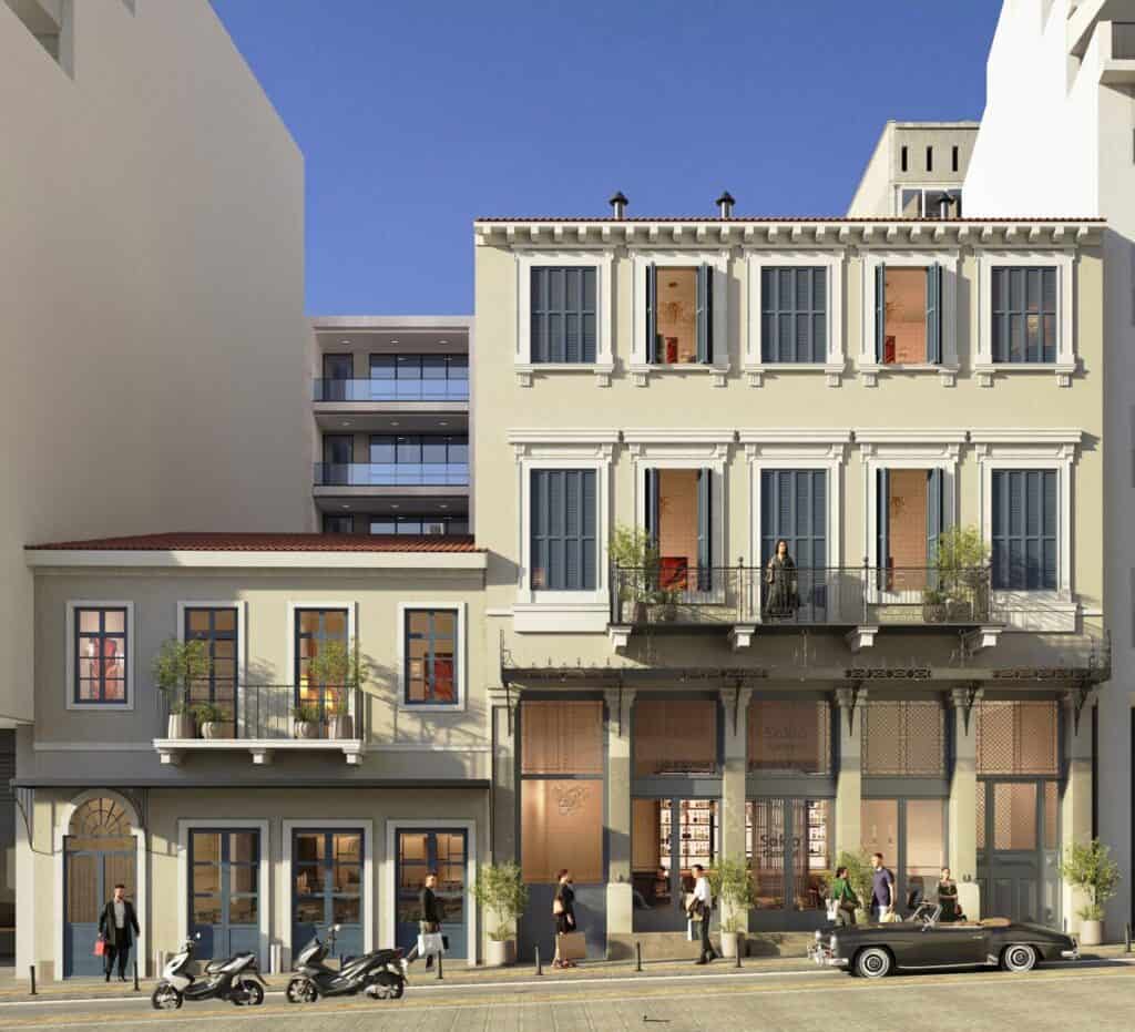 To Sokio Central στην οδό Πραξιτέλους - Πηγή: Oikos Developments