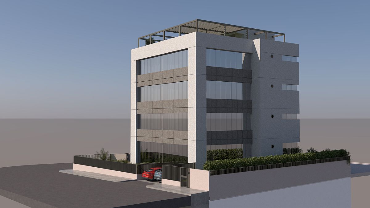 Φωτορεαλιστική μακέτα από τα νέα κεντρικά γραφεία της ΕΚΤΕΡ στην Αγία Παρασκευή - Πηγή: ΕΚΤΕΡ