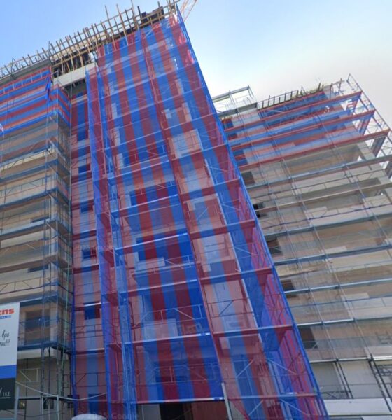 Το νέο συγκρότημα κατοικιών και supermarket της Μασούτης στις Τρεις Γέφυρες - Πηγή: Google Maps