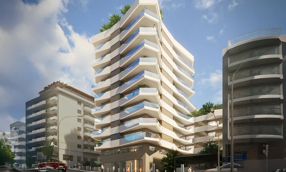 Το νέο συγκρότημα κατοικιών και γραφείων Skyway στο Piraeus Gate - Πηγή: DKG Development