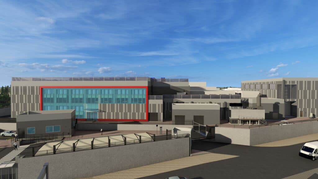 To νέο data center στα Σπάτα - Πηγή: Ten Brinke