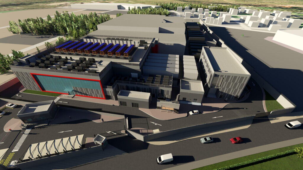 To νέο data center στα Σπάτα - Πηγή: Ten Brinke